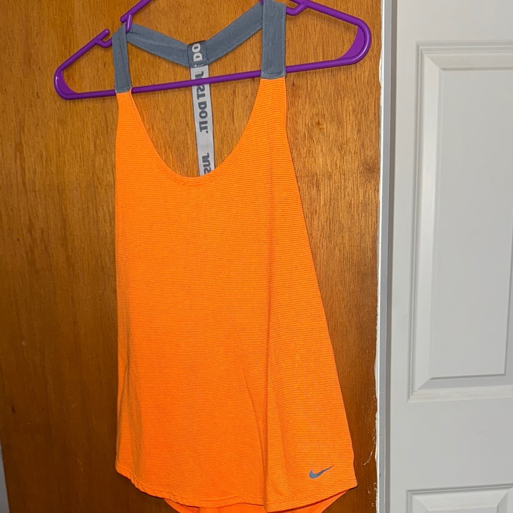 Nike Women's Orange Tank Top